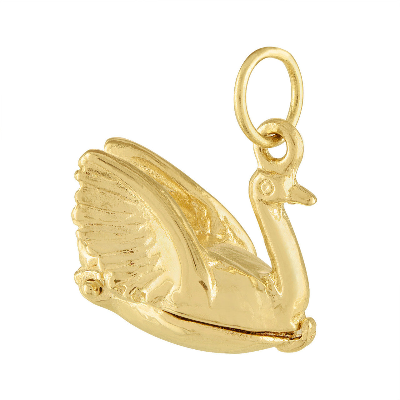 Swan Lake 14K Gold Charm
